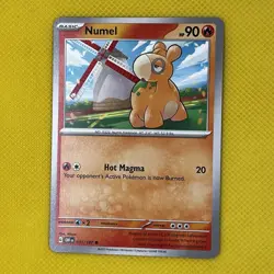 Numel 031/197 Common Obsidian Flames scarlet & Violet Pokemon Card NM - Image 1