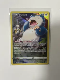 Snorlax TG10/TG30 SWSH Lost Origin Trainer Gallery Holo NM Pokemon TCG Card - Image 1