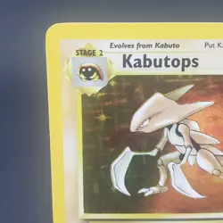 Kabutops Fossil 9/62 Pokemon Card WOTC 1999 Vintage Holo Rare - Image 2