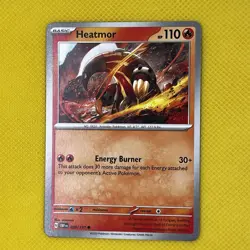 Heatmor 039/197 Common Obsidian Flames scarlet & Violet Pokemon Card NM - Image 1
