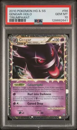 Pokemon Gengar Prime Triumphant Holo Rare #94 PSA 10 Gem Mint - Image 1