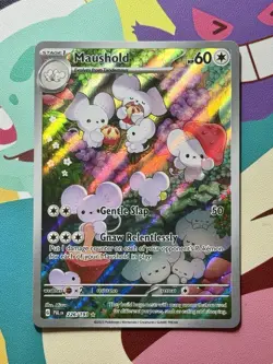 TCG Pokemon English IR Maushold 226/193 Sv02: Paldea Evolved Holo - Image 1