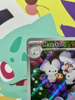 TCG Pokemon English IR Maushold 226/193 Sv02: Paldea Evolved Holo - Image 3