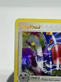 Pokemon TCG Exploud 3/106 Emerald Reverse Holo Stamped DMG - Image 2