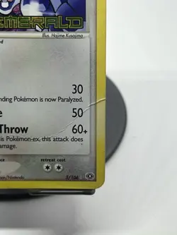 Pokemon TCG Exploud 3/106 Emerald Reverse Holo Stamped DMG - Image 4