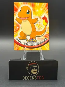 pokemon topps 2000 tv charmander charmeleon charizard topps 04 05 06 nm red logo - Image 2