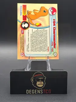 pokemon topps 2000 tv charmander charmeleon charizard topps 04 05 06 nm red logo - Image 3