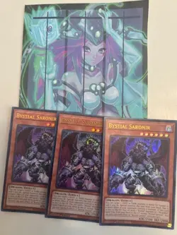 Yugioh 3x Bystial Saronir Ultra Rare MP25-EN293 2025 Mega-Pack 1st Edition NM - Image 1