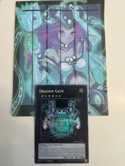 Yugioh 1x Dragon Gate Prismatic Secret Rare MP25-EN148 2025 Mega-Pack 1st Ed NM - Image 1