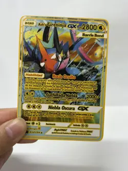 Ashs GreninjaGX PS2800 Gold Metal Pokemon Card-Collectible Gift Display - Image 3