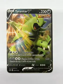 TyranitarV HP230 Gold Metal Pokemon Card-Collectible Gift Display - Image 4