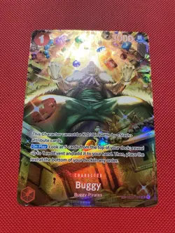 Buggy (SP) OP03-008 Wings of the Captain Foil One Piece Card TCG Alt - Image 3