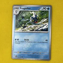 Frogadier 057/197 Common Obsidian Flames scarlet & Violet Pokemon Card NM - Image 1