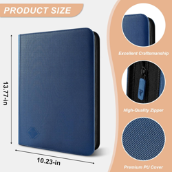 Trading Card Binder 9 Pocket, 432 Side-Loading TCG Album Folder Book Fit for MTG - Image 4