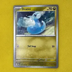 Dratini 157/197 Common Obsidian Flames scarlet & Violet Pokemon Card NM - Image 1