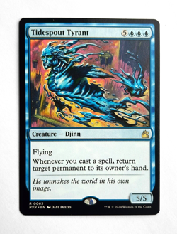 MTG Tidespout Tyrant Card No. 0063. RVR Ravnica Remastered, Magic the Gathering - Image 1
