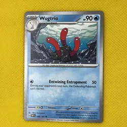 Wugtrio 059/197 UnCommon Obsidian Flames scarlet & Violet Pokemon Card NM - Image 1