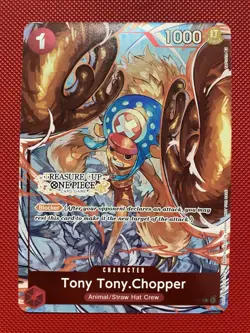 Tony Tony.Chopper ST01-006 Treasure Cup Promo Prize Alternate Art One Piece Card - Image 2