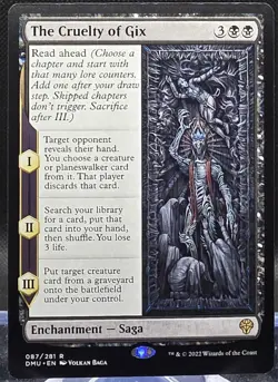 The Cruelty of Gix #87 Dominaria United Regular Rare - Image 1