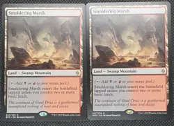 2x Smoldering Marsh #247 Battle for Zendikar Regular Rare - Image 2