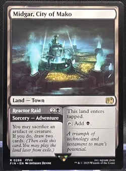Midgar, City of Mako #286 Final Fantasy Regular Rare - Image 1