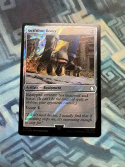 MTG Surge Foil Swiftfoot Boots NM- Universes Beyond: Fallout - Image 2