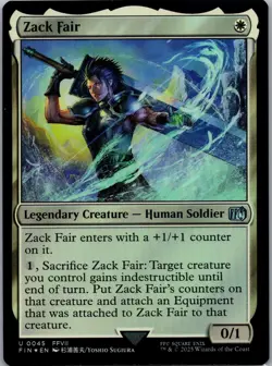 Zack Fair Foil U FINAL FANTASY 45 NM - Image 1