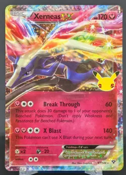 Pokemon Xerneas EX #97/146 English Celebrations Stamped 25th - Image 1
