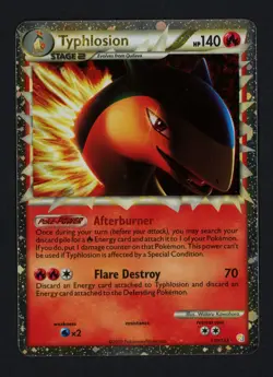Typhlosion Prime 110/123 HeartGold SoulSilver Holofoil Ultra Rare Pokemon TCG - Image 1