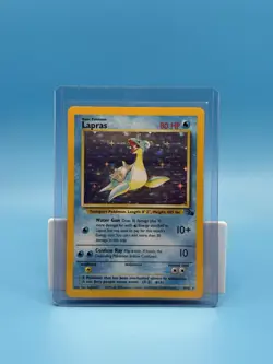 1999 Pokemon Fossil Lapras Holo 10/62 WOTC Vintage Rare NM - Image 1
