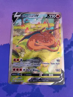 Charizard V SWSH260 Alternate Art Full Art Holo Promo Pokemon Card - Image 1