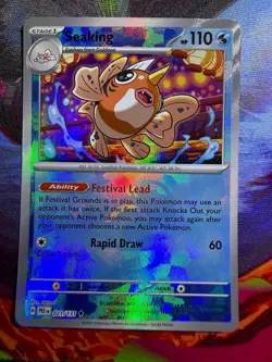 SEAKING (MASTER BALL PATTERN) 021/131 - POKEMON PRISMATIC EVOLUTIONS - NM - Image 1