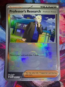 PROFESSOR'S RESEARCH [ROWAN] (POKE BALL HOLO) 124/131 - PRISMATIC EVOLUTIONS NM - Image 1