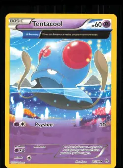 Tentacool 71/160 Uncommon Primal Clash Pokemon Lightly Played - Image 1