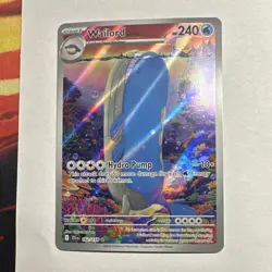 Pokemon TCG Wailord IR Full Art Holo 162/159 Sv09: Journey Together Hydro Pump - Image 1