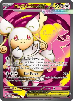 Mega Audino ex - 253/217 ASC - 253/217 Pokemon NM EN - Image 1