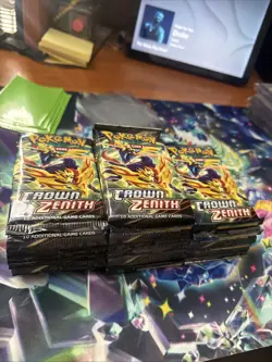Pokemon TCG LOT Of 33 Crown Zenith Booster Packs SEALED - Image 1