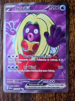 Jynx ex 191/165 Sv: Scarlet & Violet 151 Holo Ultra Rare Pokemon Card Near Mint - Image 1