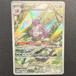 The Pokemon Company Nidoking 174/165 SV 151 Illus Rare Holo 170 HP Eng 2023 - Image 1