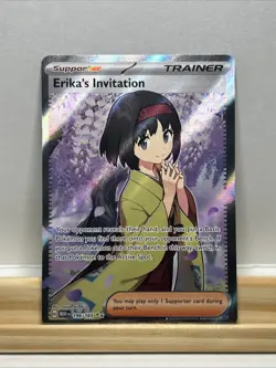 Erika's Invitation 196/165 Sv: Scarlet & Violet 151 Ultra Rare Holo Pokemon TCG - Image 1