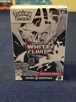 Pokemon TCG Scarlet & Violet White Flare Booster Bundle Box - 6 Packs - Image 1
