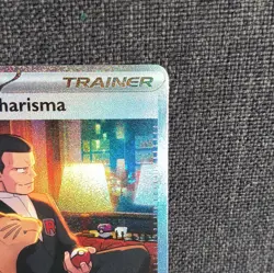 Pokemon TCG Giovanni's Charisma Holo Card 204/165 SV Scarlet & Violet 151 - Image 3