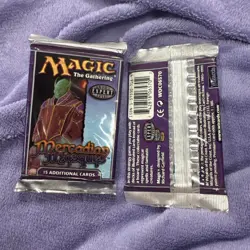 Set of 2 Magic the Gathering Mercadian Masques Booster Pack Factory Sealed MTG 742818065702 - Image 3