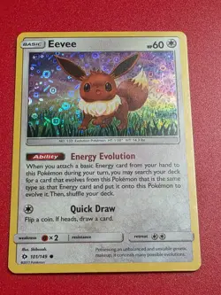 Eevee 101/149 Holo General Mills Promo Pokemon TCG LP+ - Image 2