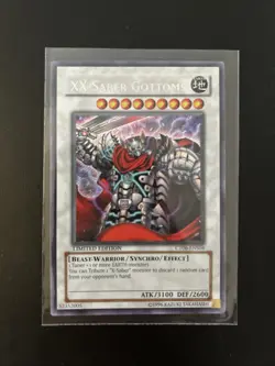 XX-Saber Gottoms CT06-ENS04 Secret Rare NM Limited Yugioh - Image 1