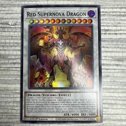 Red Supernova Dragon - Super Rare - SDCK-EN044 Yugioh - Image 1
