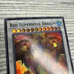 Red Supernova Dragon - Super Rare - SDCK-EN044 Yugioh - Image 3