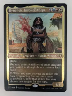 Dynaheir, Invoker Adept (Foil Etched) Commander Legends - MTG RARE - Image 1