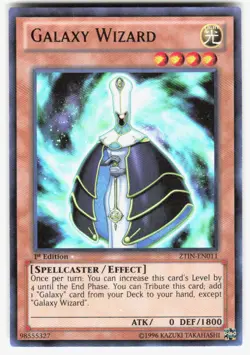 Galaxy Wizard Ultra Rare 2013 Zexal Collection Tin ZTIN-EN011 LP - Image 1