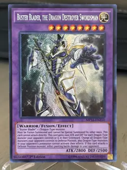 Yugioh Buster Blader the Dragon Destroyer Swordsman MP16-EN210 1st Edition - Image 1